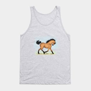 Totting Buckskin Horse Tank Top